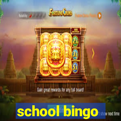 school bingo