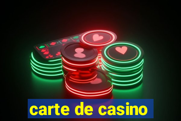 carte de casino