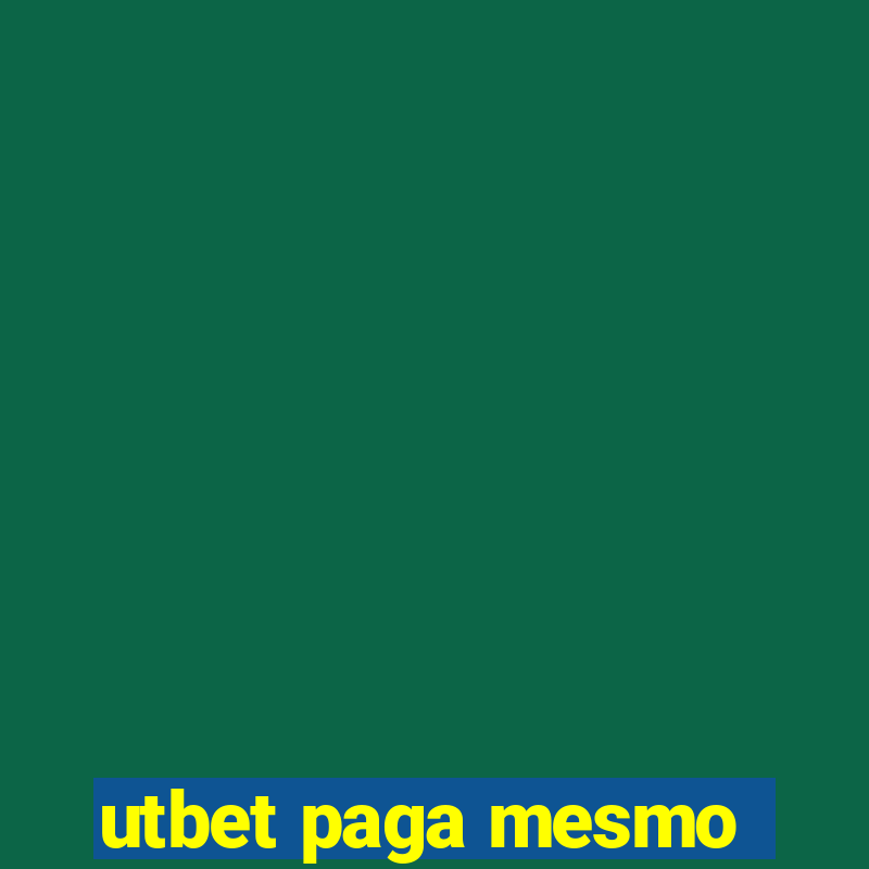 utbet paga mesmo