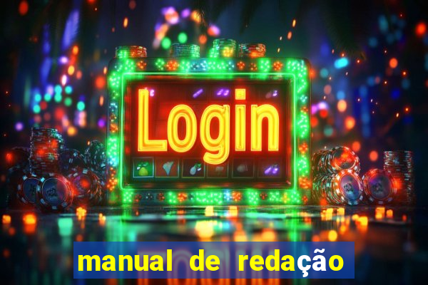 manual de redação folha de são paulo pdf