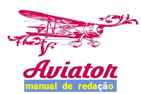 manual de redação folha de são paulo pdf