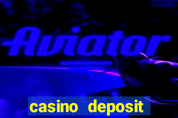 casino deposit bonus code