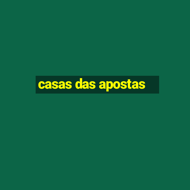 casas das apostas