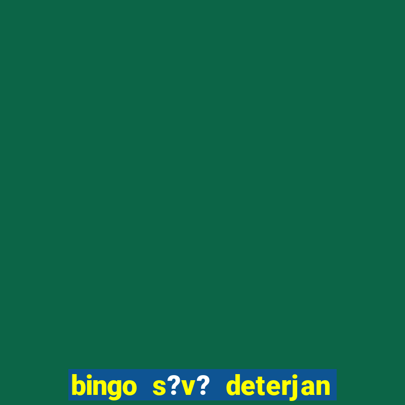 bingo s?v? deterjan 4 lt