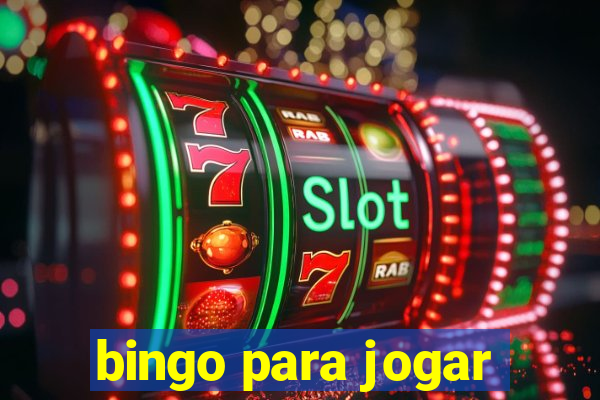 bingo para jogar