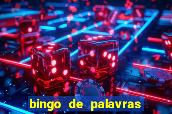 bingo de palavras 4 ano