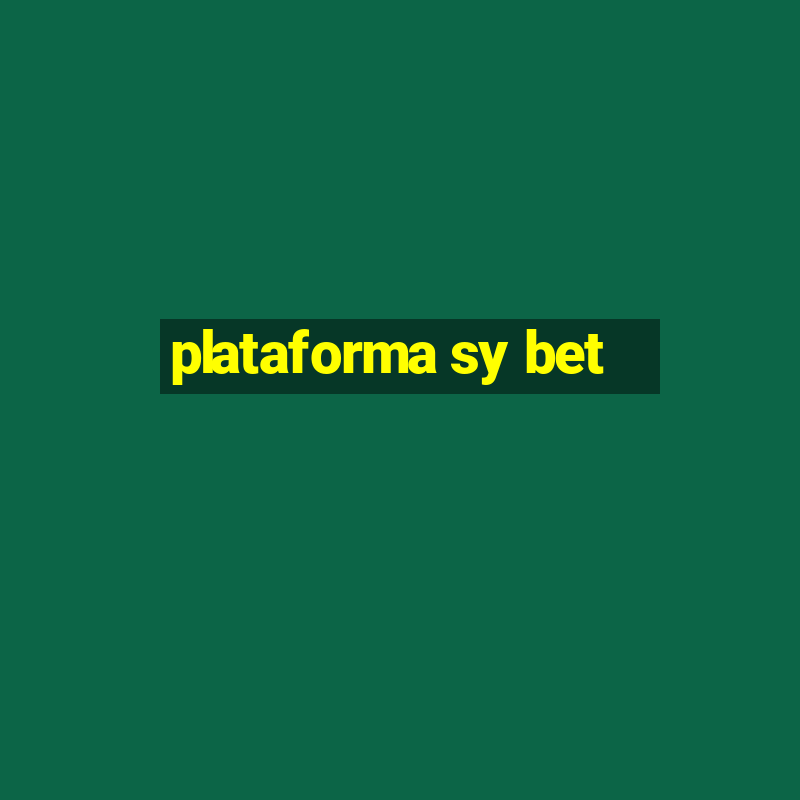 plataforma sy bet