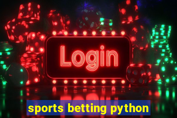 sports betting python