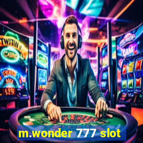 m.wonder 777 slot