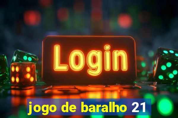 jogo de baralho 21