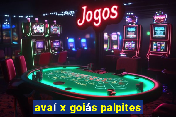 avaí x goiás palpites