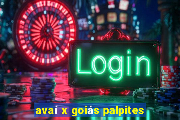 avaí x goiás palpites