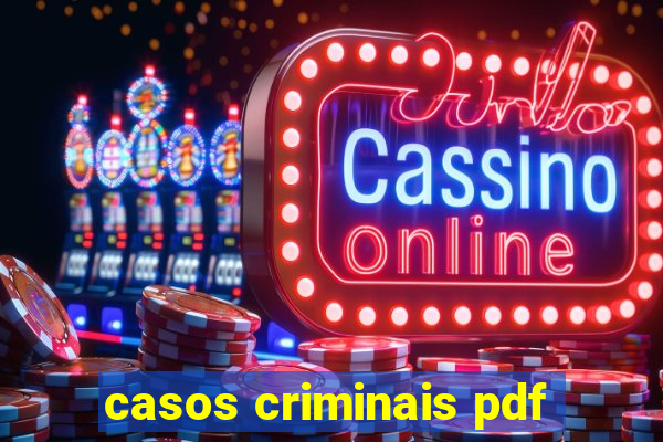 casos criminais pdf