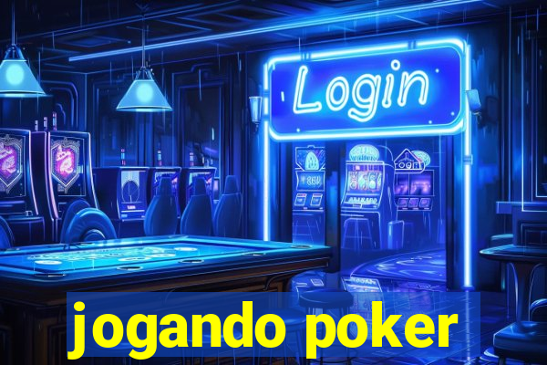 jogando poker