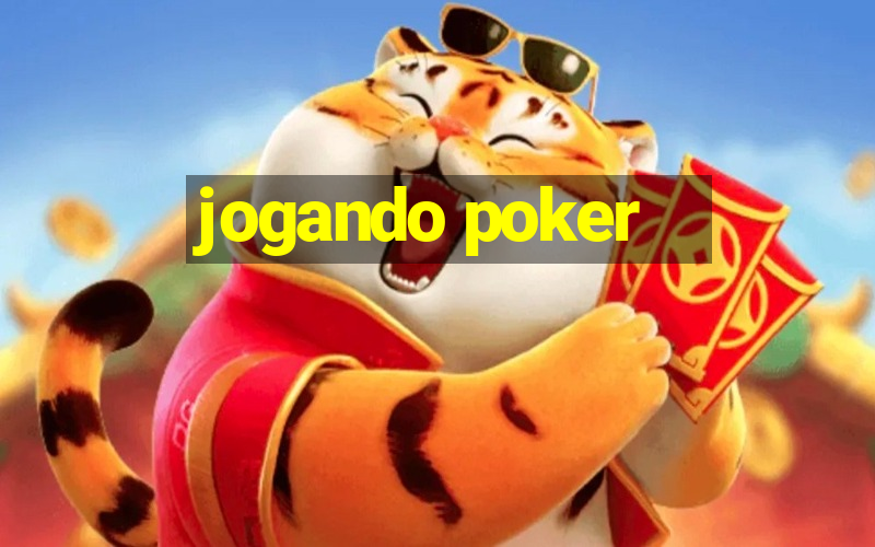 jogando poker