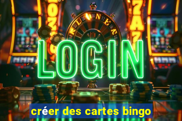 créer des cartes bingo