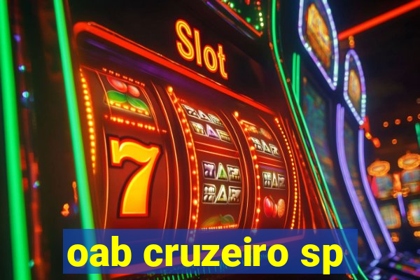 oab cruzeiro sp