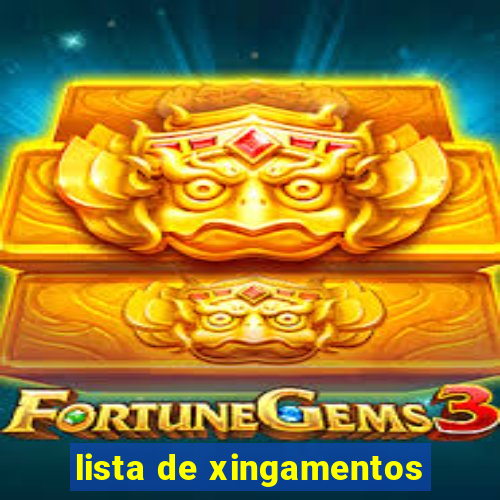 lista de xingamentos