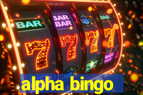 alpha bingo