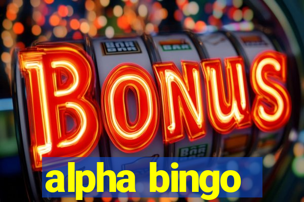 alpha bingo