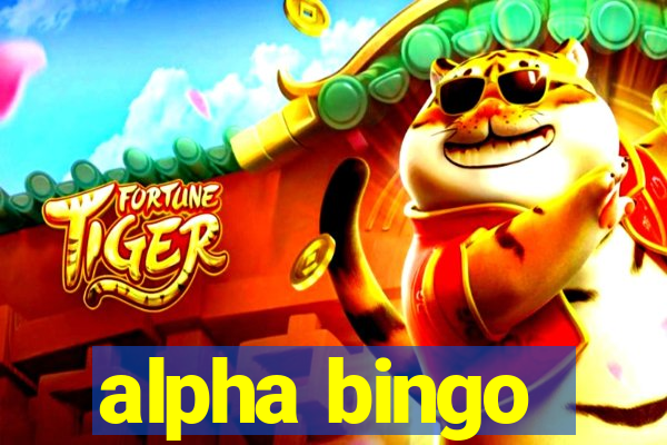 alpha bingo