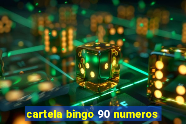 cartela bingo 90 numeros