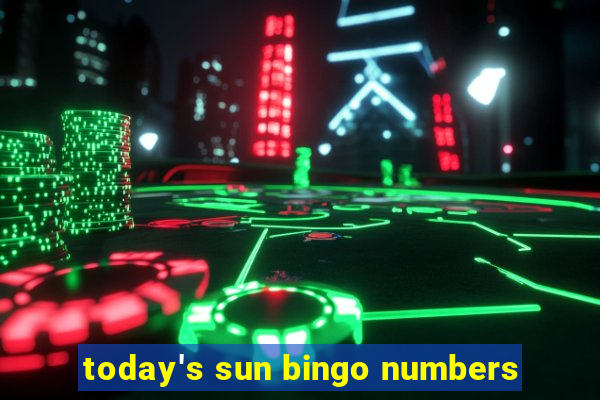 today's sun bingo numbers