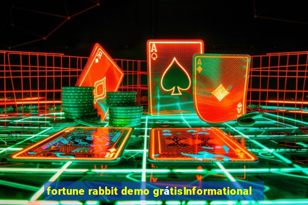 fortune rabbit demo grátisInformational