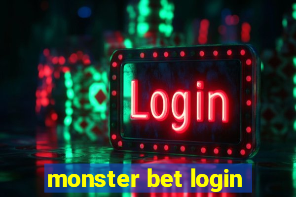 monster bet login