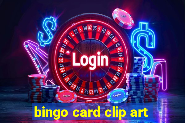 bingo card clip art