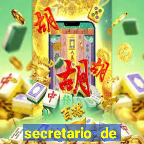 secretario de esporte salario