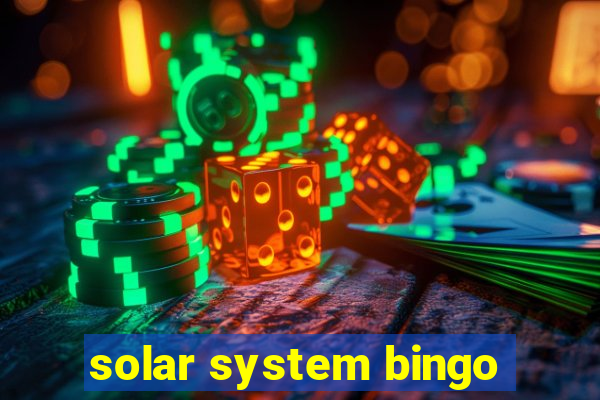 solar system bingo