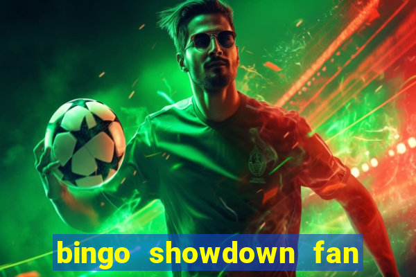 bingo showdown fan page freebies