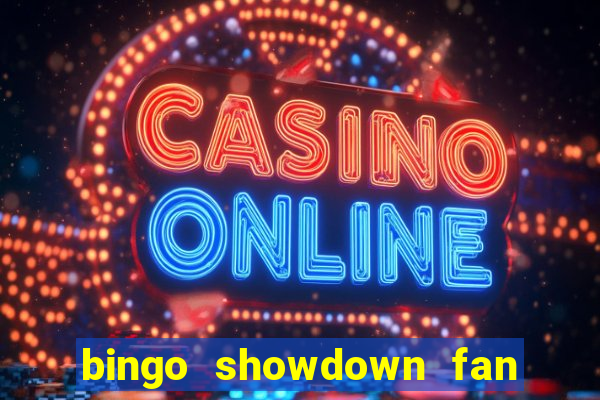 bingo showdown fan page freebies