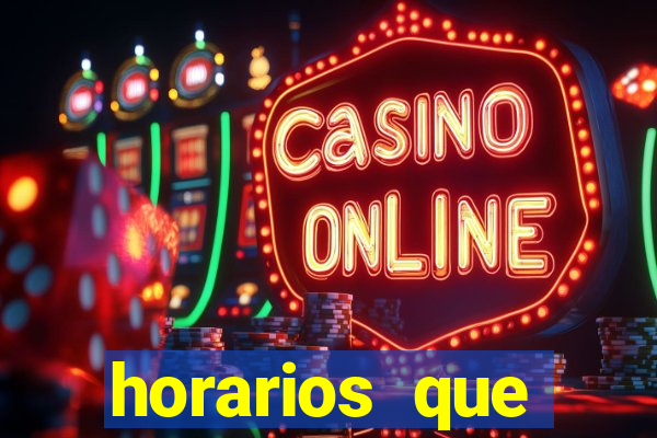 horarios que fortune tiger paga