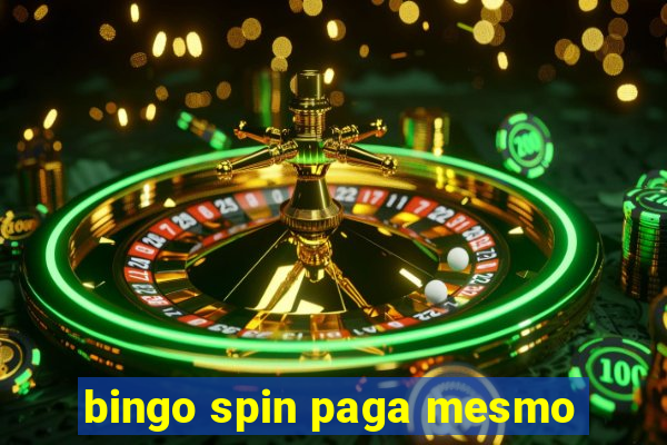 bingo spin paga mesmo