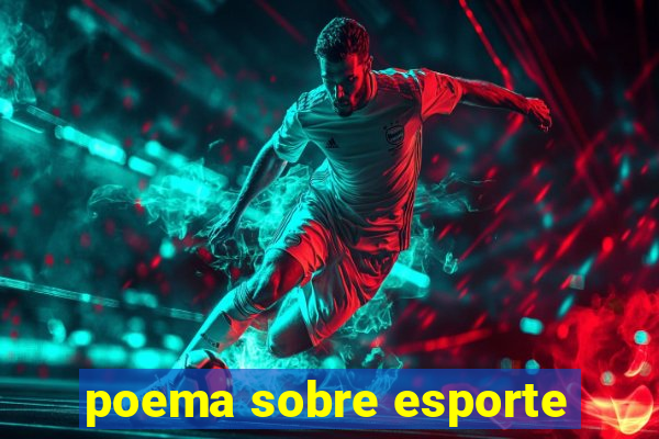 poema sobre esporte