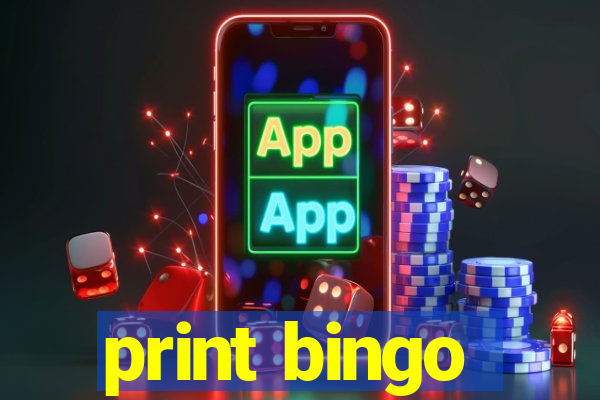 print bingo