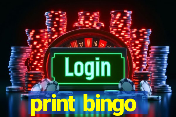 print bingo