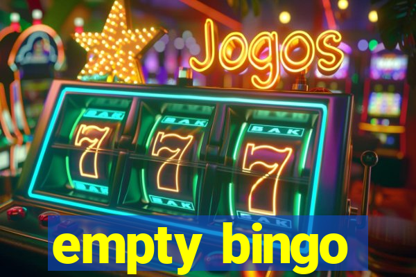 empty bingo