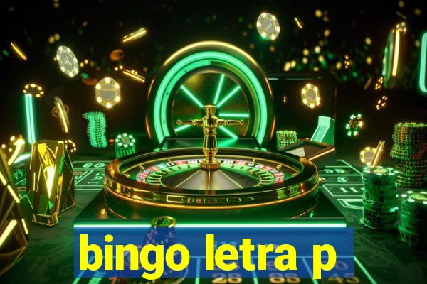 bingo letra p