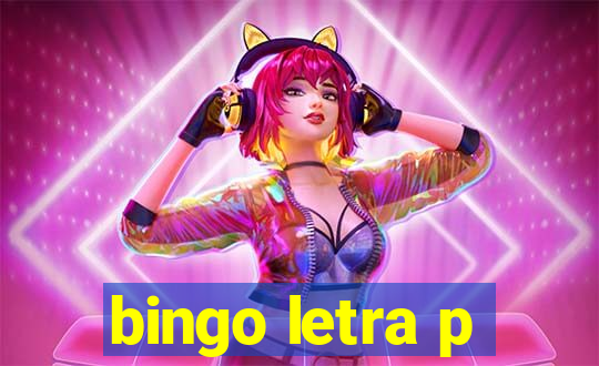 bingo letra p