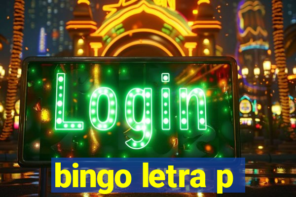 bingo letra p