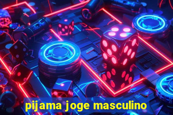 pijama joge masculino