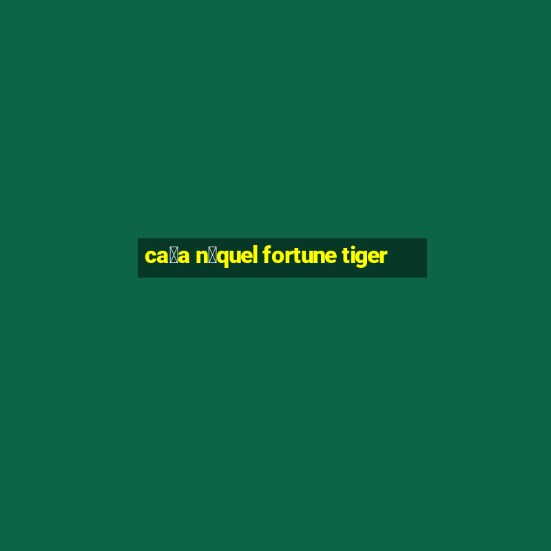 ca莽a n铆quel fortune tiger