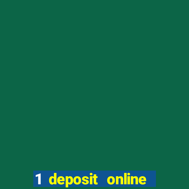 1 deposit online casino usa