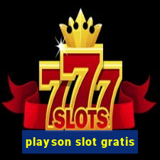 playson slot gratis