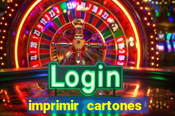 imprimir cartones de bingo