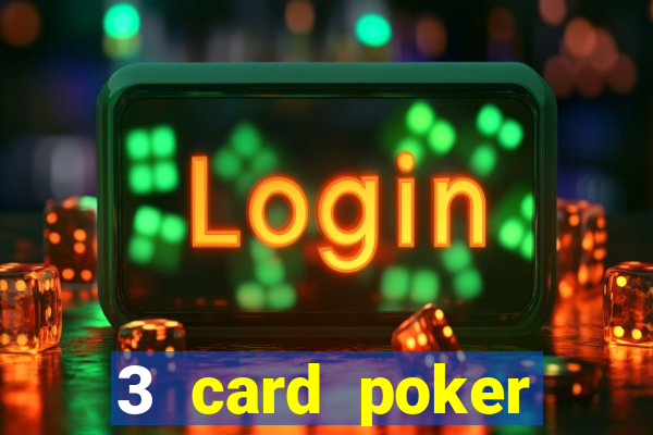 3 card poker casino game