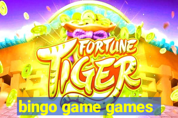 bingo game games